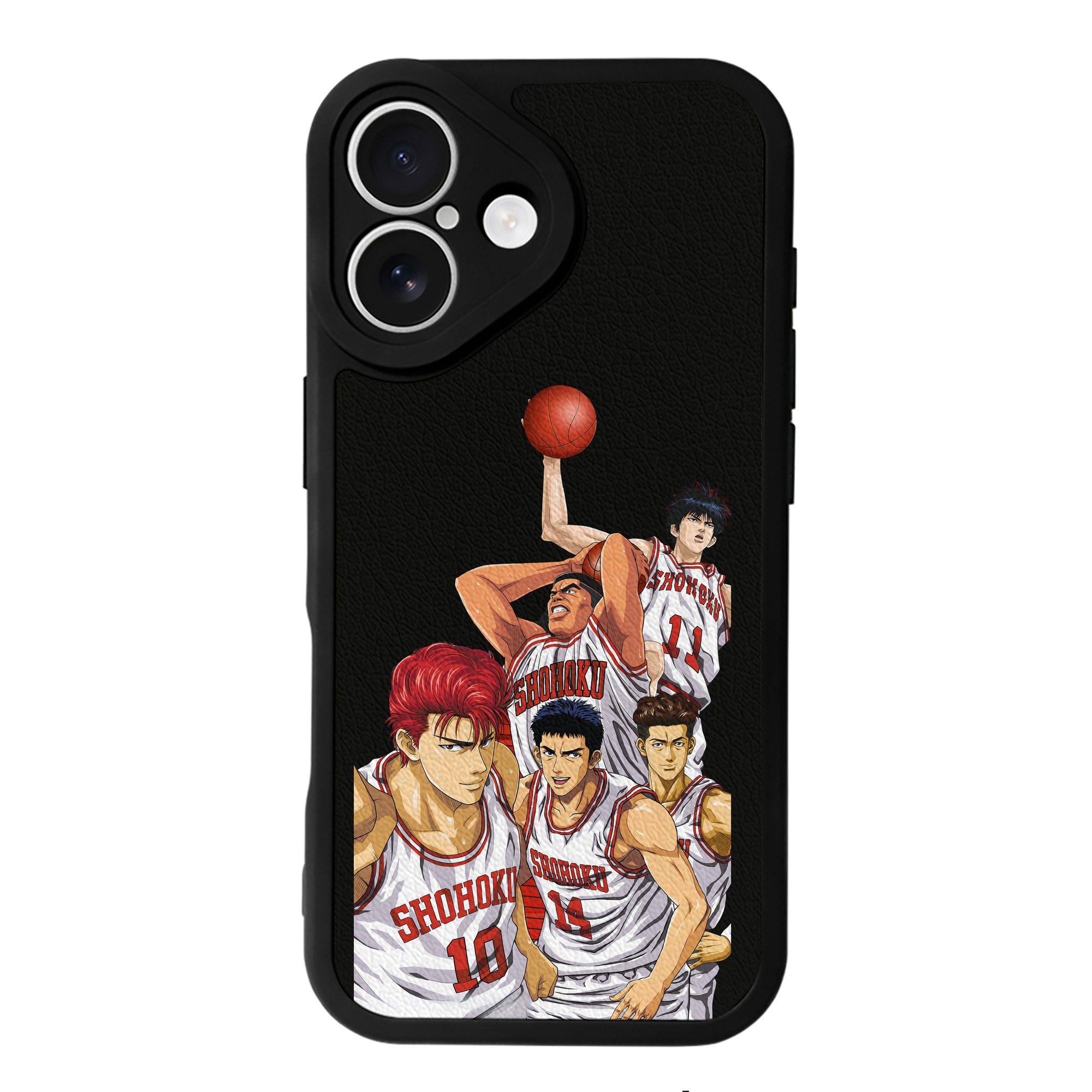 （画像用） SLAM DUNK／スラムダンク 【iPhone 16シリーズ対応】シリコンスマホケース（レザー調） 材質：シリコン